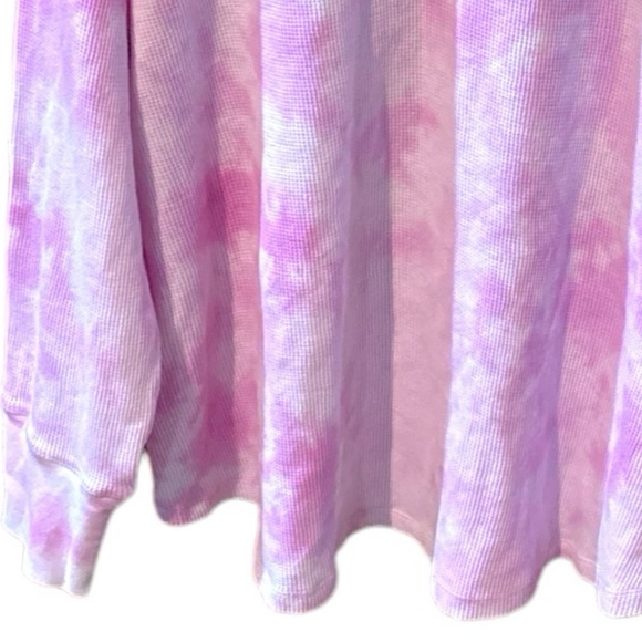 Calvin Klein Performance Womens Plus Casual Tie-Dye Turtleneck Top - Picture 6 of 14